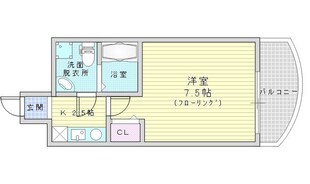 アスール江坂3rdの物件間取画像